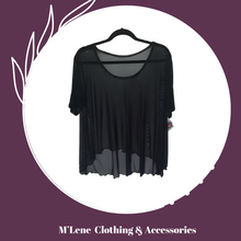 Load image into Gallery viewer, Ladies Top - Black - Earth Angel Clothing