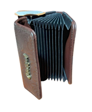 Load image into Gallery viewer, Cotton Road Card Wallet - Dark Brown