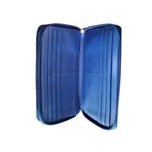 Load image into Gallery viewer, Cotton Road Double Zip Ladies Wallet - Navy