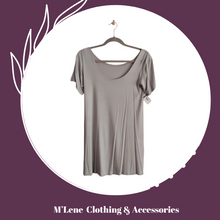 Load image into Gallery viewer, Cap sleeve top - grey