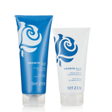 Load image into Gallery viewer, Sh'Zen Growth Plus Stimulating Shampoo (200ml) & Resilience Conditioner (125ml)
