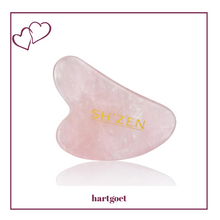 Load image into Gallery viewer, Sh'Zen Rose Quartz Gua Sha