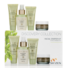 Load image into Gallery viewer, Sh'Zen Natural Essence Discovery Collection Facial Starter Kit