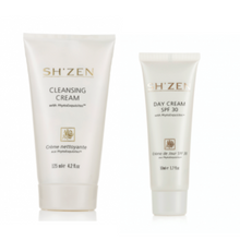 Load image into Gallery viewer, Sh'Zen PhytoExquisites Cleansing Cream (125ml) & Day Cream SPF30 (50ml)