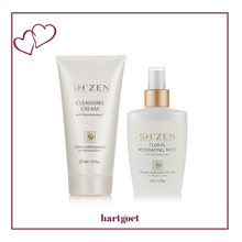 Load image into Gallery viewer, Sh'Zen PhytoExquisites Cleansing Cream (125ml) & Floral Hydrating Mist (125ml)