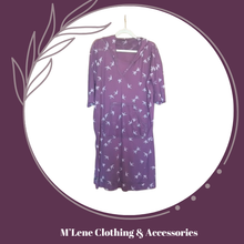 Load image into Gallery viewer, Hooded Dress & Shift Dress - Purple - L