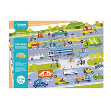 Load image into Gallery viewer, Mideer Reusable Stickers - Transportation