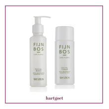 Load image into Gallery viewer, Sh'Zen Fijnbos Cape Floral Facial Wash and Toner on a white background
