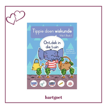 Load image into Gallery viewer, Tippie doen wiskunde - Vlak 1 - Boek 1 - Ontdek in die tuin