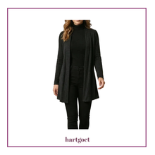 Load image into Gallery viewer, Open Front Jacket - Black