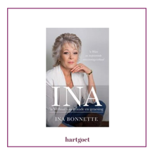 Load image into Gallery viewer, Book cover with a woman's portrait and text 'INA' by Ina Bonnette