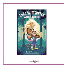 Load image into Gallery viewer, Cover of the book "Luna Skitterster word gered" by Peti Troskie