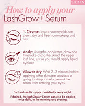 Load image into Gallery viewer, Sh'Zen Lash Grow+ Serum