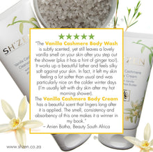 Load image into Gallery viewer, Sh'Zen Vanilla Cashmere Cleansing Gel