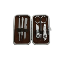 Load image into Gallery viewer, Manicure set with tools in a case on a white background