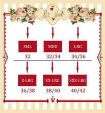 Load image into Gallery viewer, Size chart