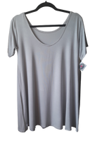Load image into Gallery viewer, Cap sleeve top - grey