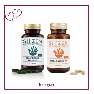 Sh'Zen 10 Day Detox & Gut Repair and Sh'Zen Mega-C & Rosehip