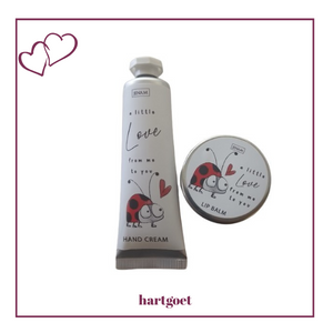 Handcream & Lip Balm:  A little love from me to you