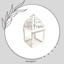 Load image into Gallery viewer, Small antique white lantern
