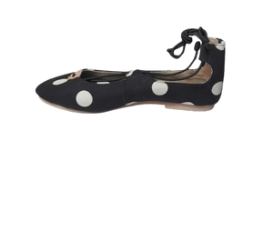 Baruch Shoes - Black with White Polkadots - Size 5