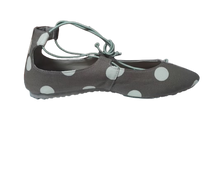 Load image into Gallery viewer, Baruch Shoes - Brown &amp; White Polkadots - Size 7
