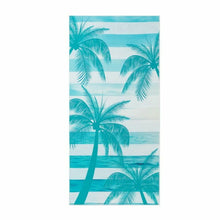 Load image into Gallery viewer, Beach Towel - Aqua Palms
