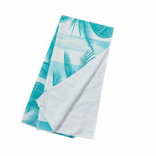 Load image into Gallery viewer, Beach Towel - Aqua Palms
