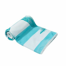 Load image into Gallery viewer, Beach Towel - Aqua Palms
