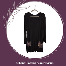 Load image into Gallery viewer, Black Pinafore Dress &amp; Top - XXL

