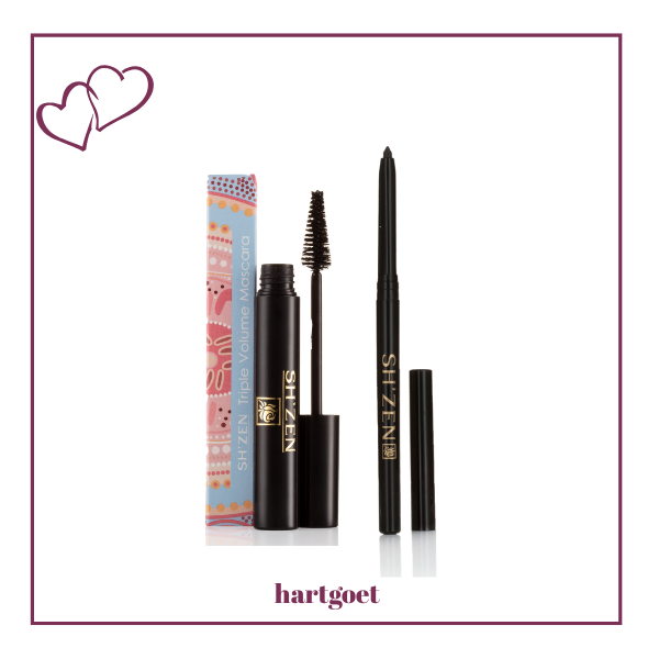 Sh'Zen Black Triple Volume Mascara & Black Easy Glide Eye Liner