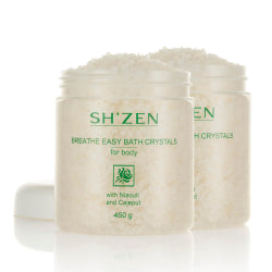Sh'Zen Breathe Easy Bath Crystals (2 x 450g)