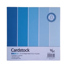 Load image into Gallery viewer, Cardstock - Small - Blue
