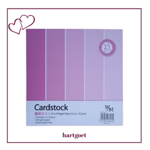 Cardstock  - Small - Pink