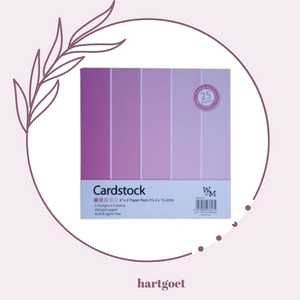 Cardstock  - Small - Pink