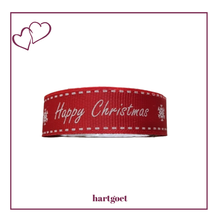 Load image into Gallery viewer, Christmas Ribbon - Happy Christmas
