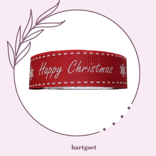 Christmas Ribbon - Happy Christmas