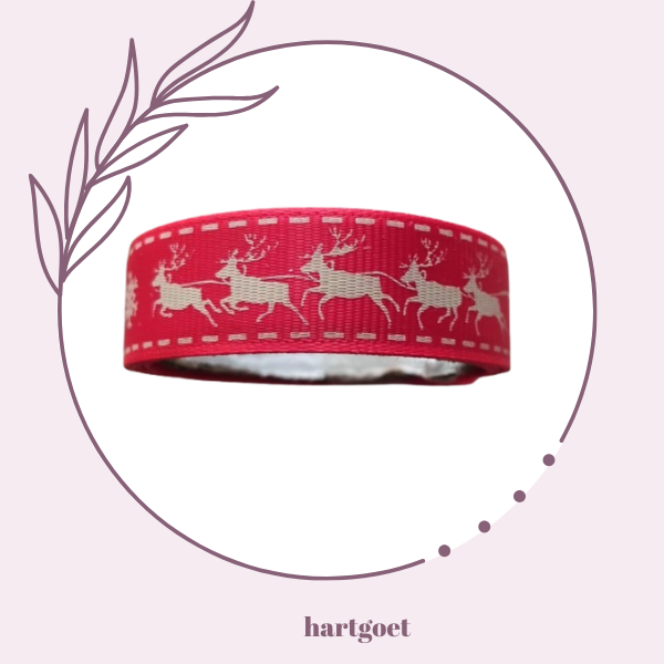 Christmas Ribbon - Reindeers