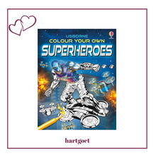 Load image into Gallery viewer, Colour Your Own Superheroes
