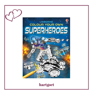 Colour Your Own Superheroes