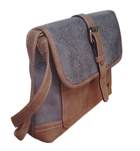 Cotton Road Slingbag with buckle - Grey
