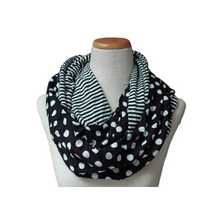 Load image into Gallery viewer, Cotton Road Snood/Scarf - Black &amp; White
