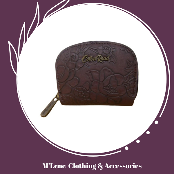 Cotton Road Card Purse - Dark Brown