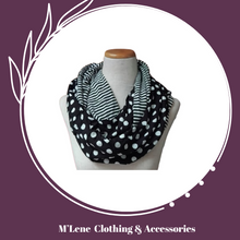 Load image into Gallery viewer, Cotton Road Snood/Scarf - Black &amp; White
