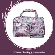 Load image into Gallery viewer, Cotton Road Travel Bag - Floral - Lilac &amp; Pink
