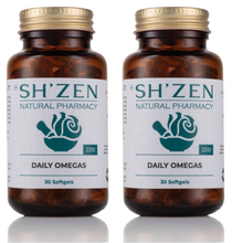 Load image into Gallery viewer, Sh&#39;Zen Daily Omegas (2 x 30 softgels)
