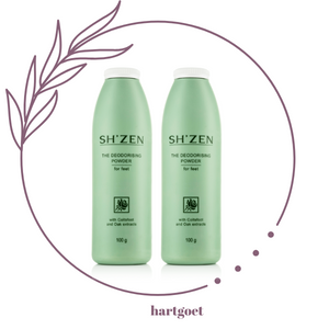 Sh'Zen Deodorising powder for feet ( 2 x 100g)