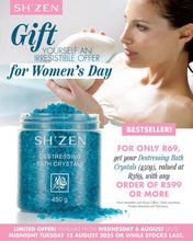 Load image into Gallery viewer, Sh&#39;Zen Destressing Bath Crystals (450g)
