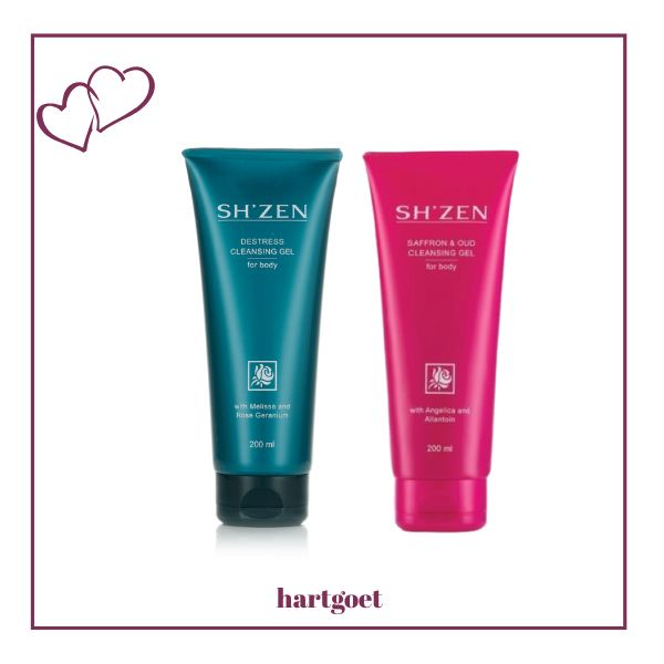 Sh'Zen Saffron Oud & Destress Cleansing Gels