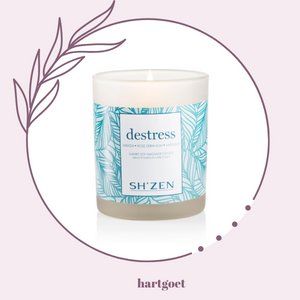 Sh'Zen Destress Luxury Soy Massage Candle